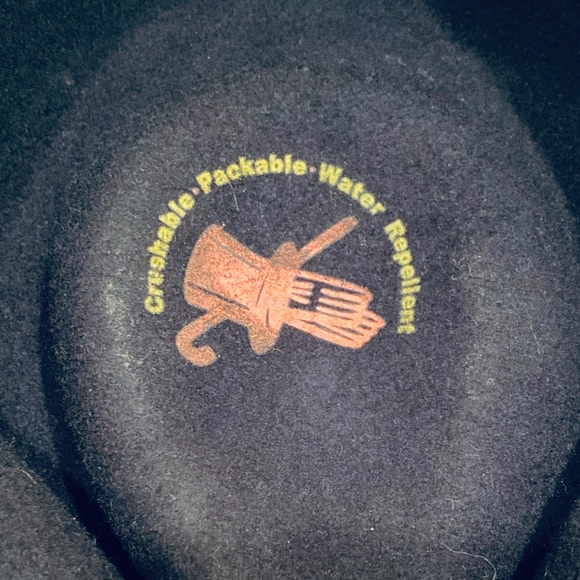 🌟HP🌟VTG 1960s Black Wool Bogart Fedora by Capas Design - Picture 9 of 11